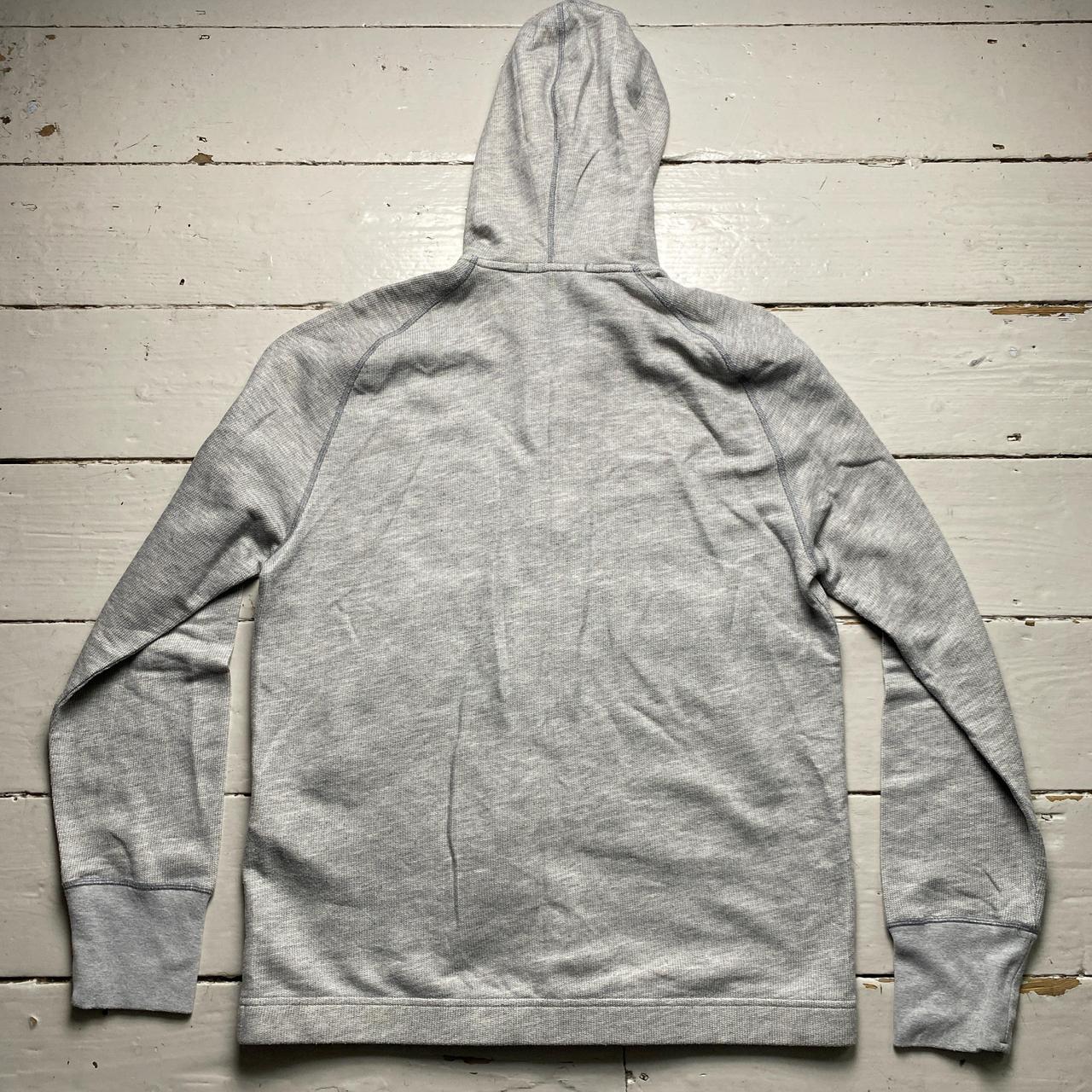 Stone Island Grey and White Light Hoodie