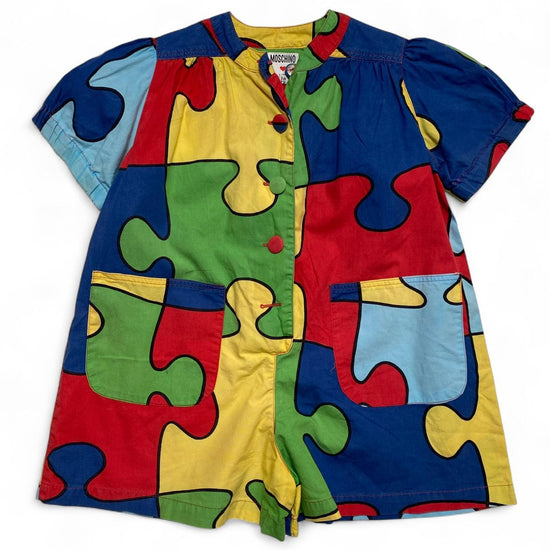 Moschino Bambino Multicoloured Puzzle Dress Shorts (Kids)