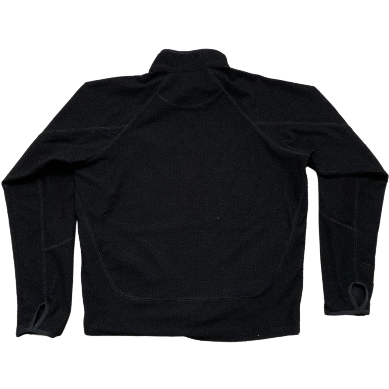 Palace Run It Black and White Thermal Quarter Zip Jumper (L)