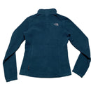 The North Face Blue and Grey Zip Fleece Jumper (XS)