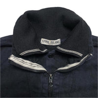Stone Island Junior Navy Quarter Zip Jumper (AGE 12)