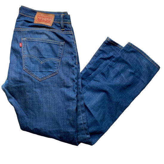 Levis 520 Dark Navy Baggy Jeans (32W)