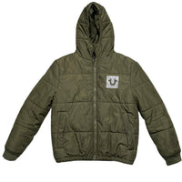 True Religion Khaki Puffer Jacket (S)