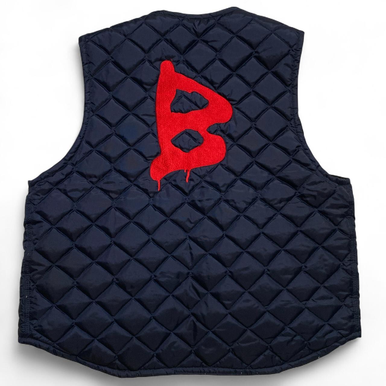 Barriers 2017 The Warriors Navy and Red Quilted Gilet (2XL)