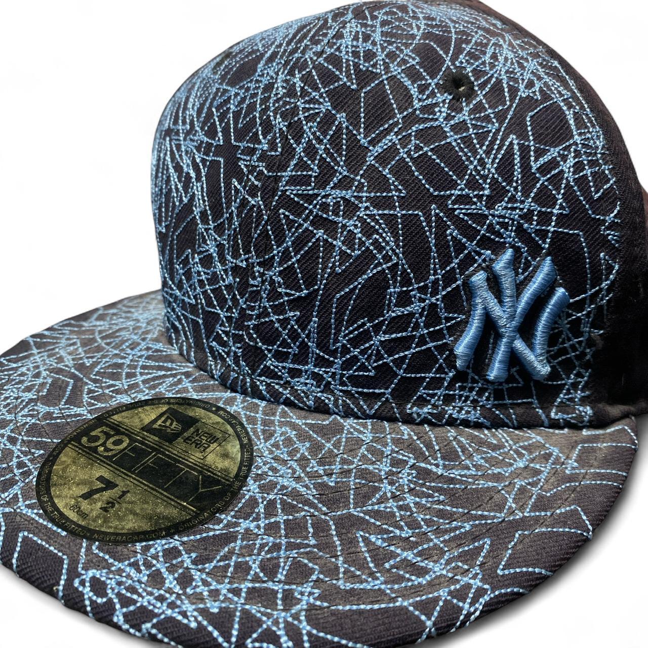 New York Yankees Navy and Light Blue Embroidery New Era Fitted Cap