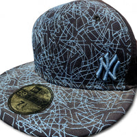New York Yankees Navy and Light Blue Embroidery New Era Fitted Cap