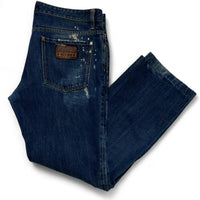 DSQUARED2 Dsquared Navy Distressed Jeans (38W)