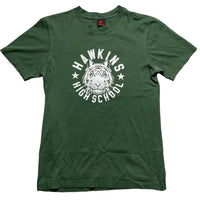 Hawkins High School Nike Stranger Things Green and White T Shirt (S)