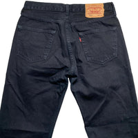 Levis 501 Baggy Vintage Black Jeans (32W)
