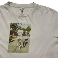 Mike Tyson Pet Tiger Image White T Shirt (M)