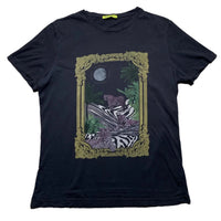 Versace Jeans Tiger Picture Black T Shirt (XL)