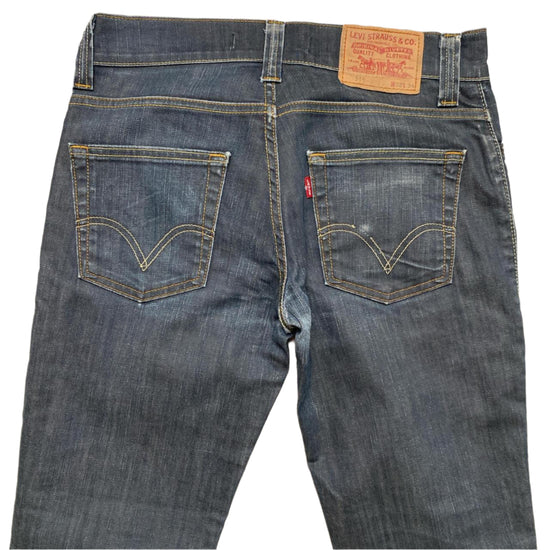 Levis 511 Navy Blue Slim Straight Jeans (32W)