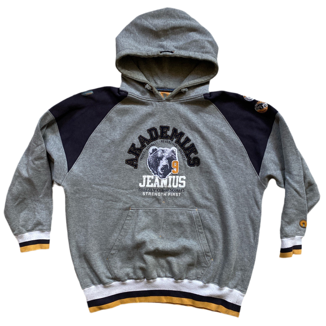 Akademiks Vintage Grey Hoodie (L)