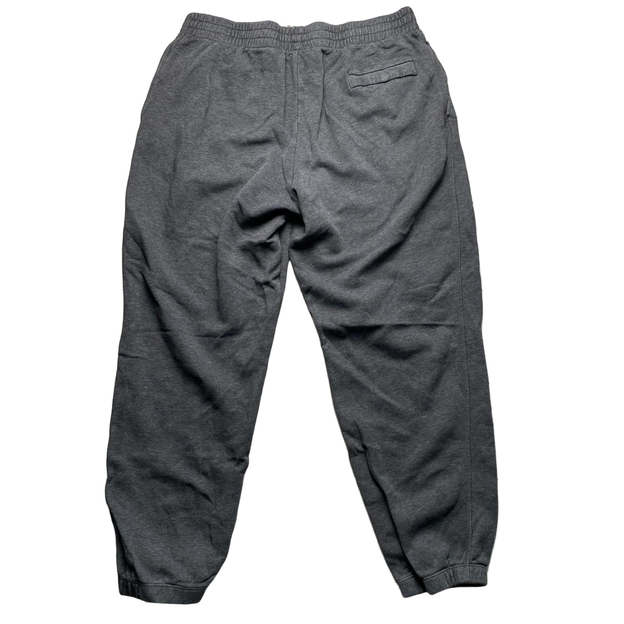 Nike Baggy Grey and White Swoosh Joggers (XL)