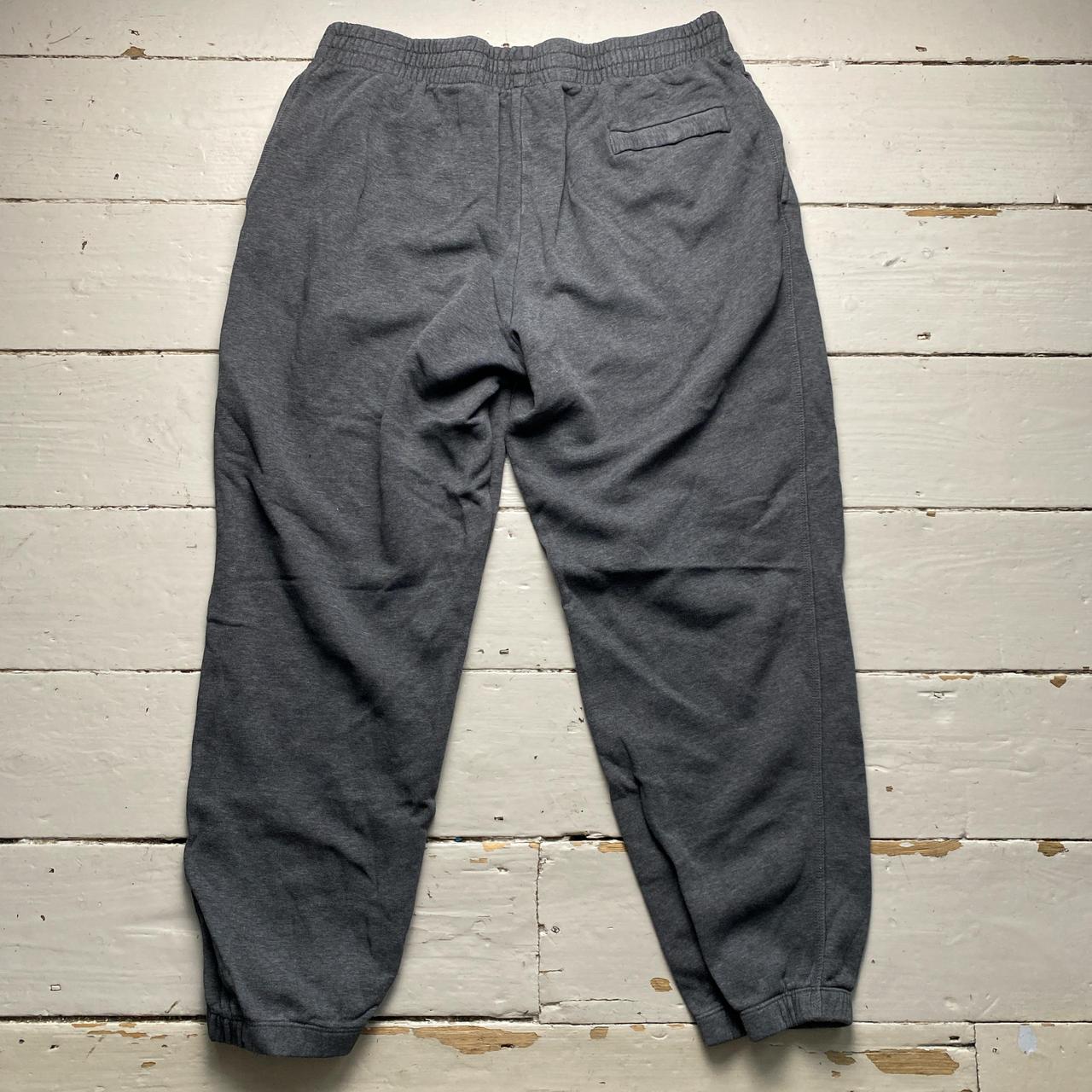 Nike Baggy Grey and White Swoosh Joggers