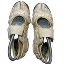 Nike Air Rift Vintage 2007 White Beige and Light Blue Floral Tabi Split Toe Shoes (UK 3.5)