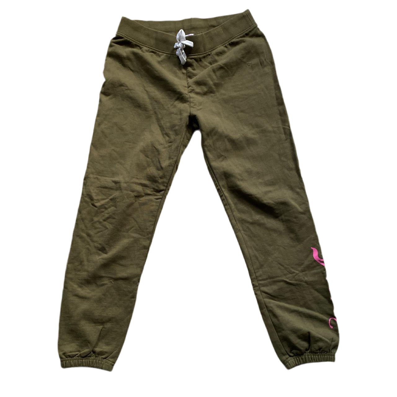 Juicy Couture Olive and Pink Joggers (M)