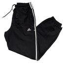 Adidas Black and White Trackpant Baggy Bottoms (L)