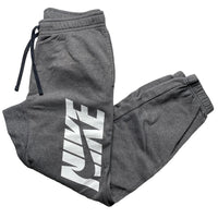 Nike Club Swoosh Spellout Grey and White Joggers (M)