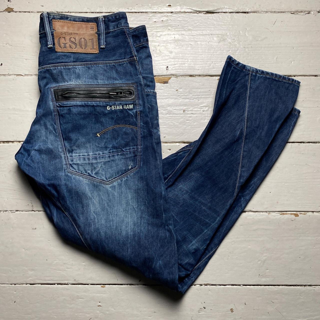 G Star GS01 Twisted Blue Jeans