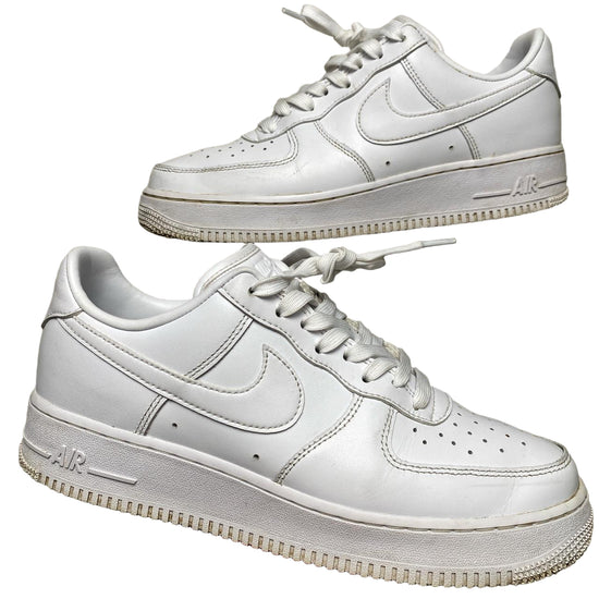Nike Air Force 1 Fresh Leather Premium White (UK 8)