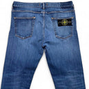 Stone Island Blue Straight Jeans (34W)