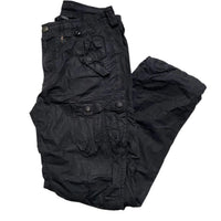 Armani Exchange Black Baggy Cargo Trousers (32W)