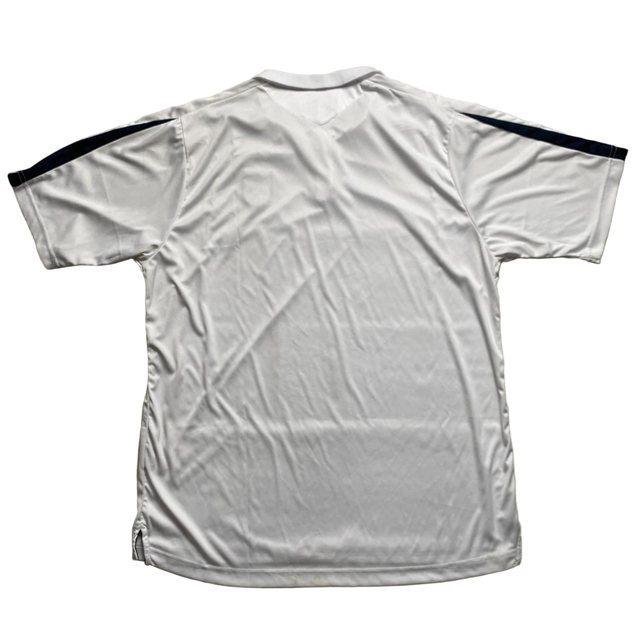 England Umbro White and Navy Vintage Football Jersey (XL)