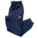Nike White Swoosh Navy Joggers (M)
