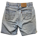 Levis 505 Vintage Stonewash Light Blue Denim Jort Jean Shorts (30W)