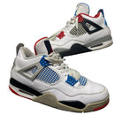 Jordan 4 Retro What The White Blue and Red (UK 8)