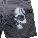 Spiral Vintage Baggy Skull Cargo Jort Shorts (L)