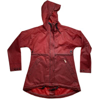 Hunter Red Rain Windbreaker Coat (XS)