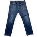 Stone Island Light Blue Straight Distressed Jeans (32W)