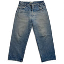 Stone Island Vintage 90’s Square Patch Baggy Light Blue Jeans (32W)