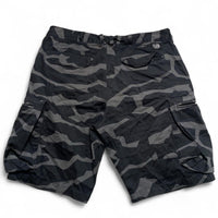 Nike Athletic Department Vintage y2k Camouflage Grey and Black Cargo Shorts (M)