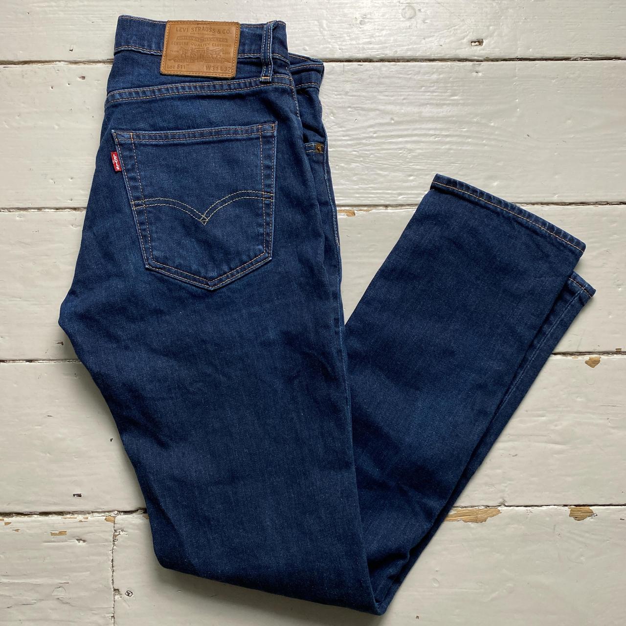 Levis 511 Navy Slim Jeans