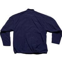 Adidas Vintage Navy and White Quarter Zip Padded Jacket (L)