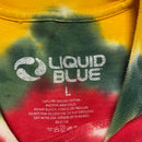 Liquid Blue NBA Lithuanian Basketball multicoloured Tie dye T Shirt (L)