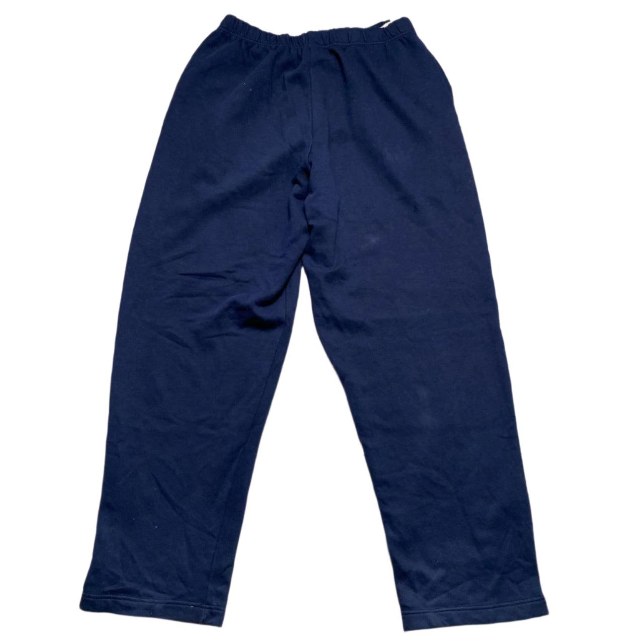 Nike Vintage y2k Navy and White Swoosh Baggy Joggers (XL)