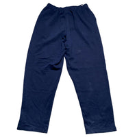 Nike Vintage y2k Navy and White Swoosh Baggy Joggers (XL)