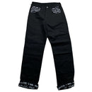 Criminal Damage Graffiti Black and Grey Jeans (28W/30W)