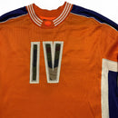 Ivy Park Adidas Originals Orange White and Blue Long Sleeve Jersey T Shirt