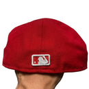 LA Dodgers Red and White Fitted Cap