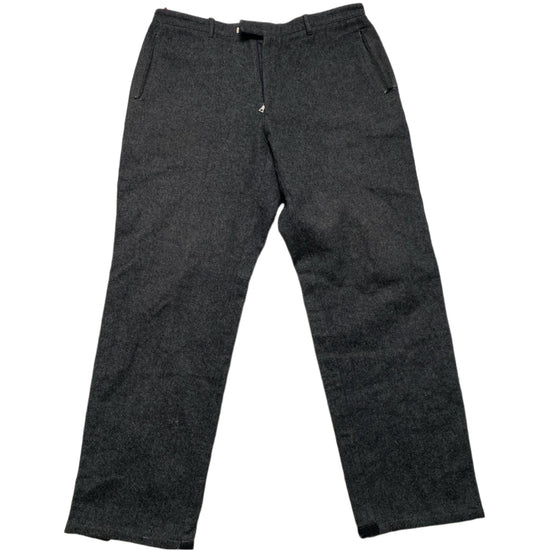 Prada Vintage Virgin Wool Grey Smart Trousers (36W)