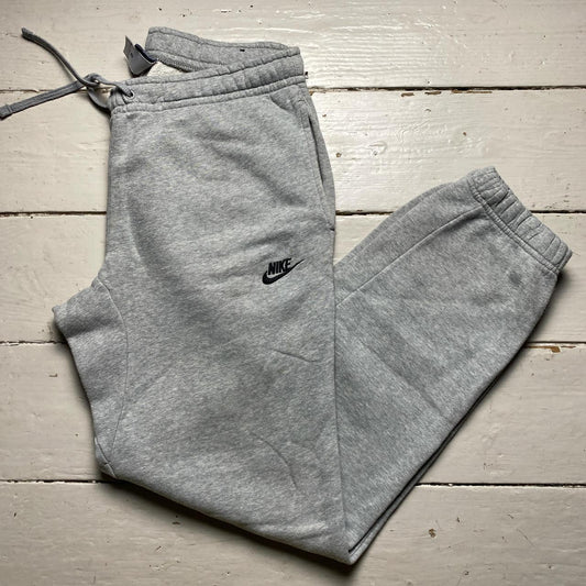 Nike Grey and Black Baggy Joggers