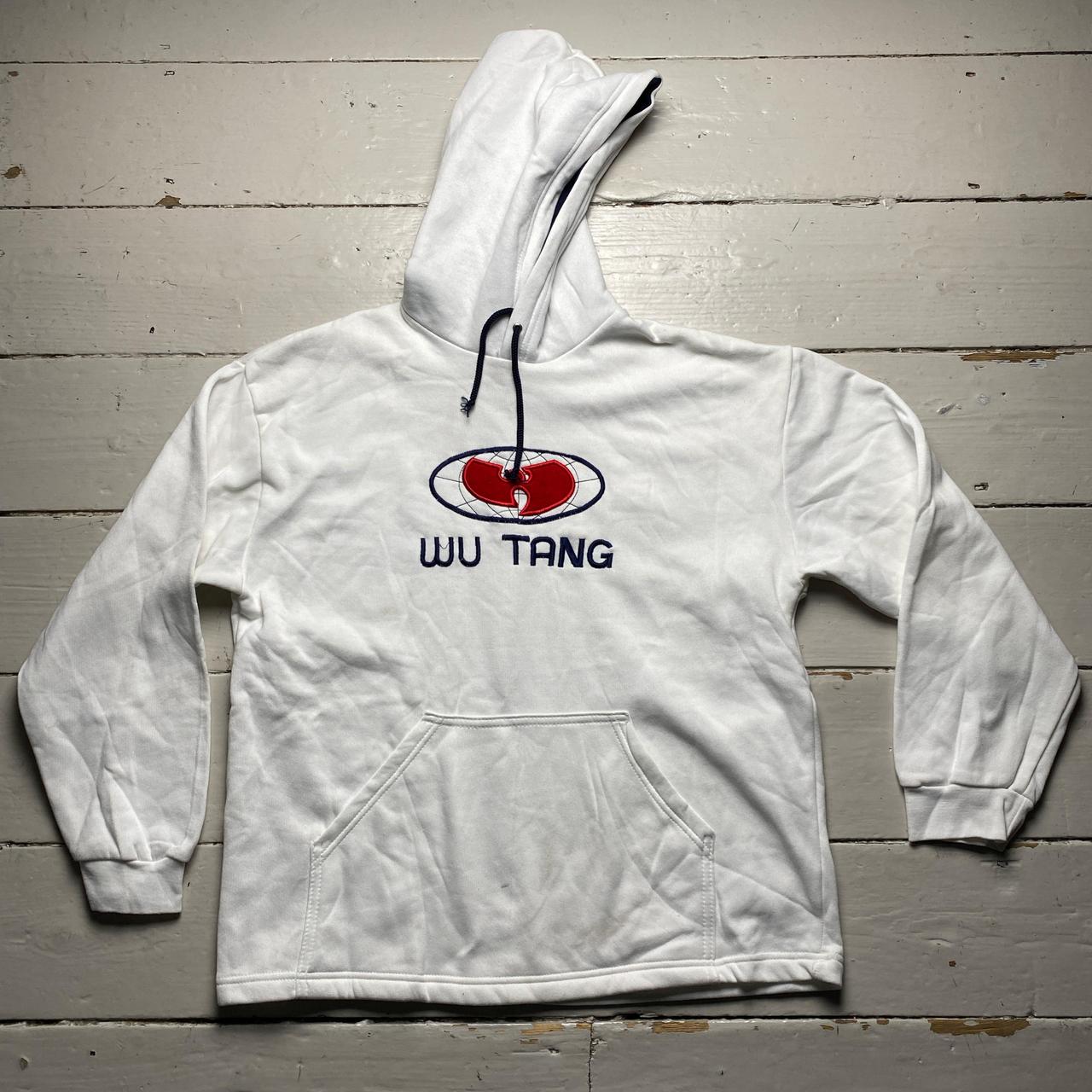 Wu Tang Wu Wear Vintage 90’s White Navy and Red Hoodie