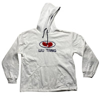 Wu Tang Wu Wear Vintage 90’s White Navy and Red Hoodie (M)