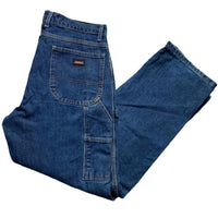 Dickies Vintage Navy Baggy Carpenter Jeans (36W)