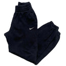 Nike Black and White Swoosh Joggers (XS)